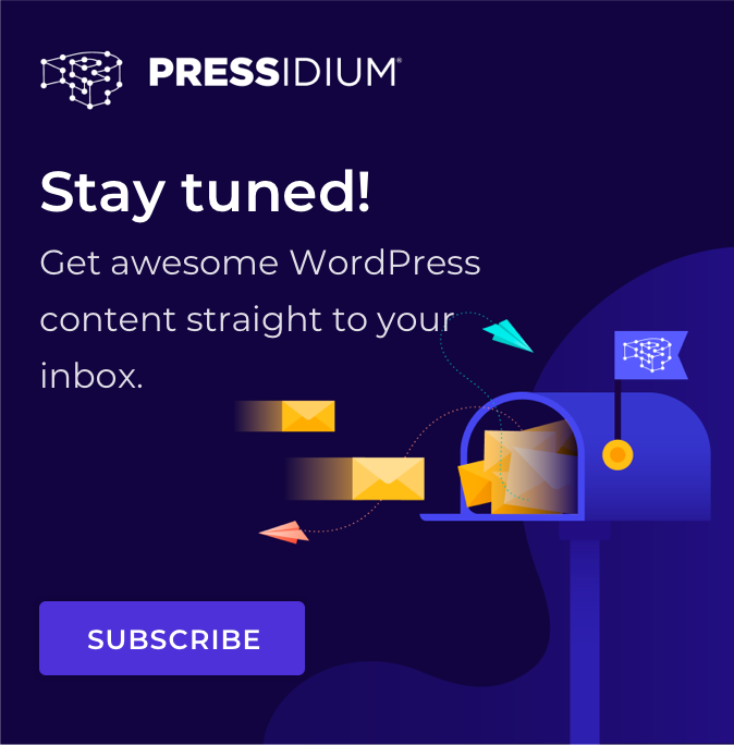 Pressidium Newsletter Banner